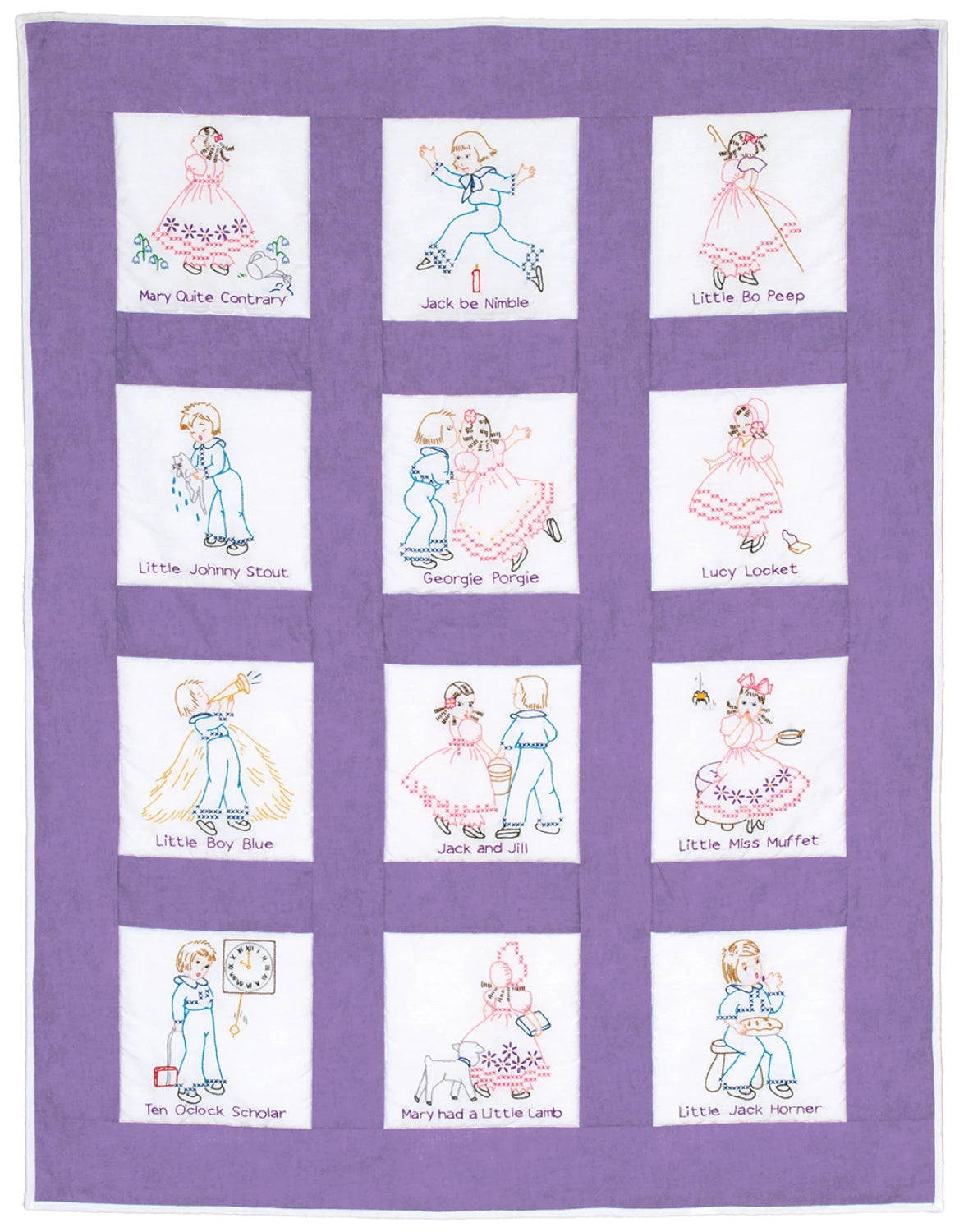 Nursery Rhymes Nursery Quilt Blocks