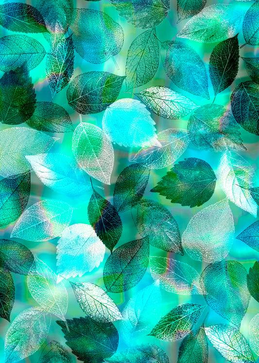 Tree Dance - Leaves - Turquois
