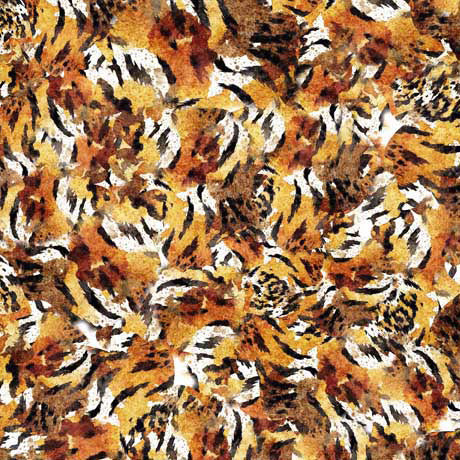 Minky PRINTED SILKY MINKY SMOOT TIGER SKIN