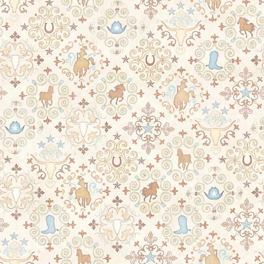 Running Wild - Bandanna - Cream