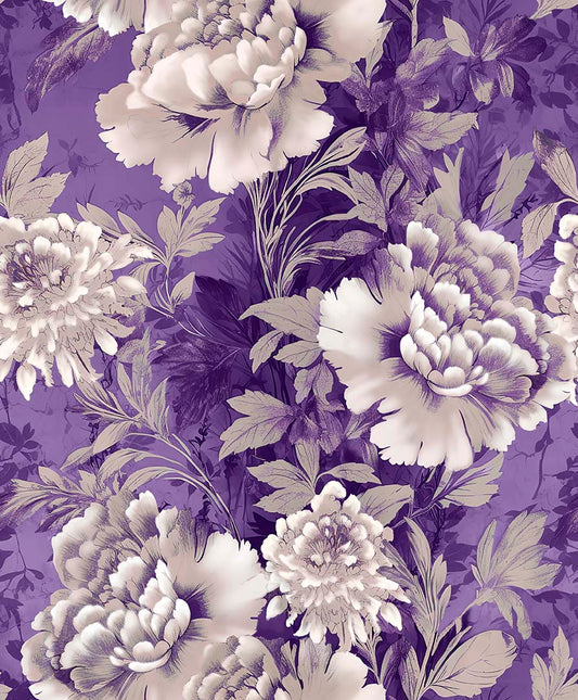 LE FLEUR - LARGE FLORAL - PURPLE -31810-V