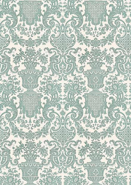 LE FLEUR - DAMASK - LT. GREEN -31812 H