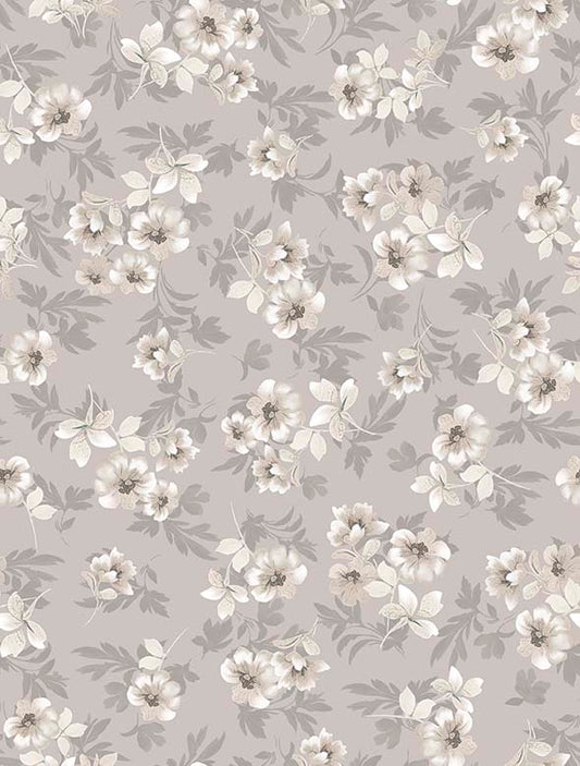 LE FLEUR - TOSSED FLORAL - GRAY -31813 K