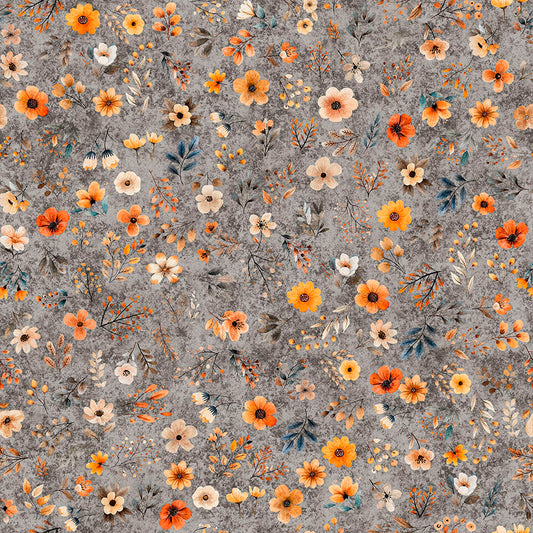 PANDALAND - SMALL FLORAL - GRAY