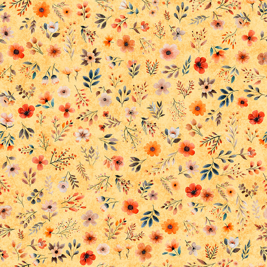 PANDALAND - SMALL FLORAL - LT ORANGE