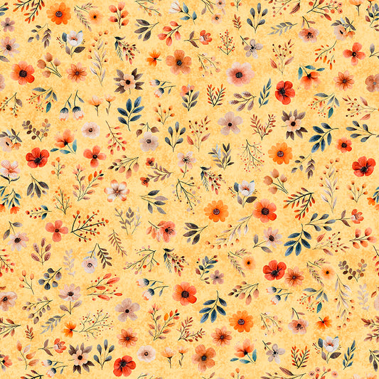 PANDALAND - SMALL FLORAL - LT ORANGE