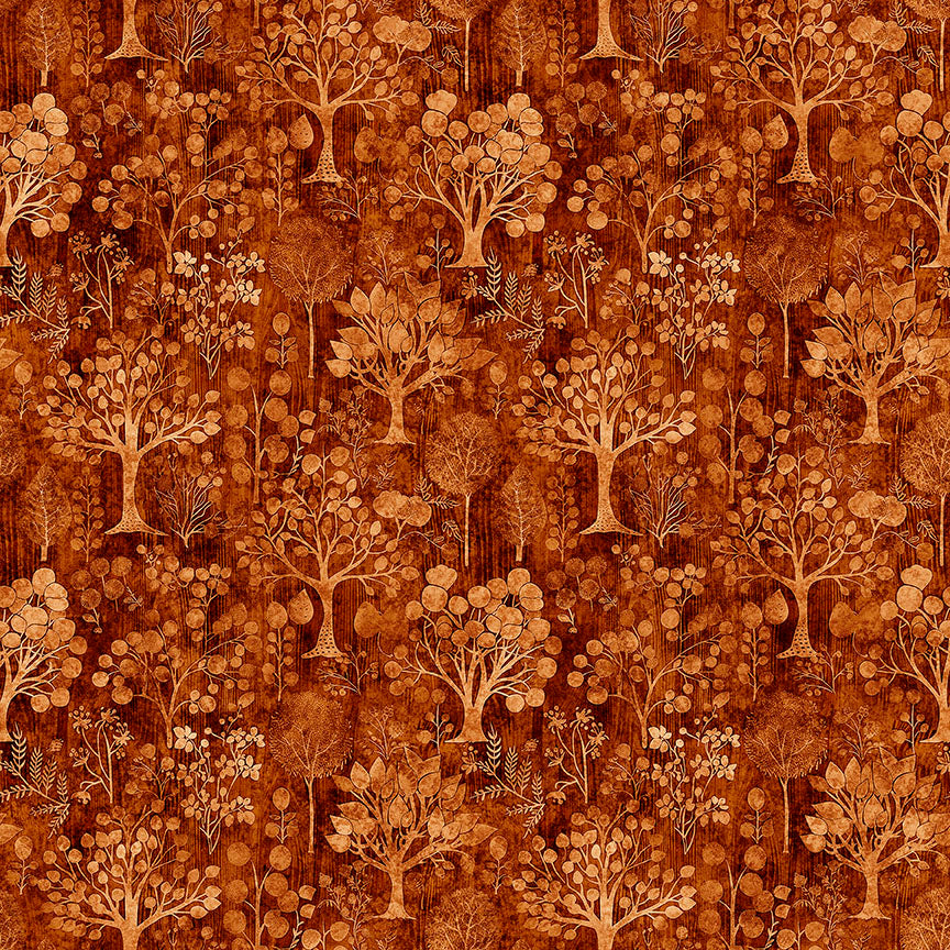 PANDALAND - TREES - BURNT ORANGE