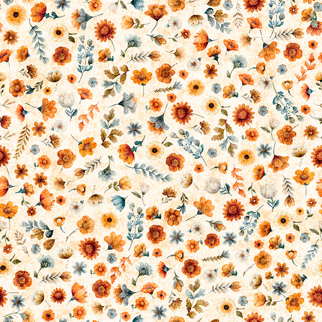HARVEST HOLLOW - DITZY FLORAL - CREAM