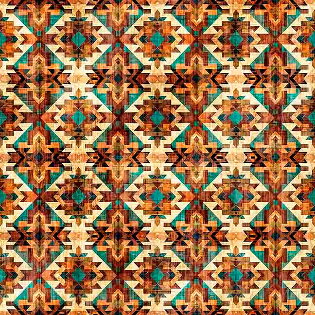CANYONLANDS - RUSTIC AZTEC - BROWN 32018-A