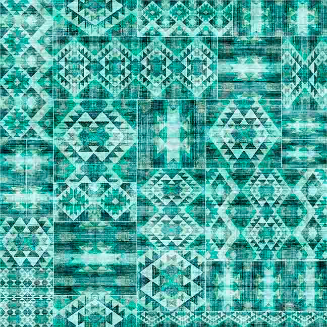 CANYONLANDS - SOUTHWEST BLANKET TONAL - TURQUOISE 32022-Q