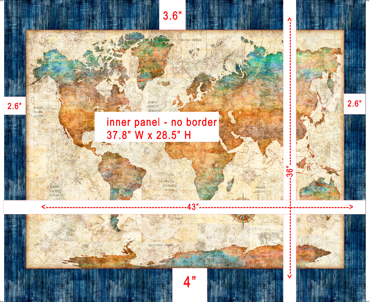 NAUTICUS - WORLD MAP PANEL - MULTI