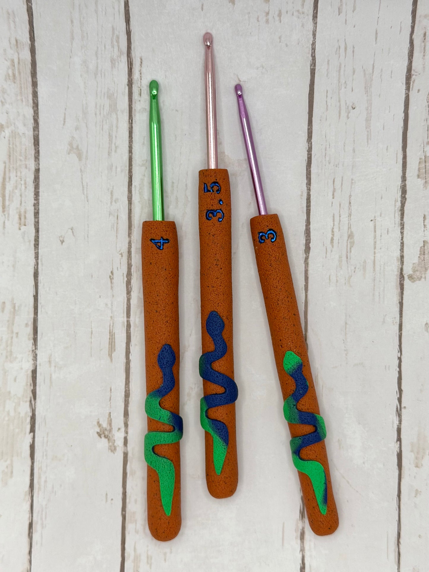 Crochet Hook Set - Snakes