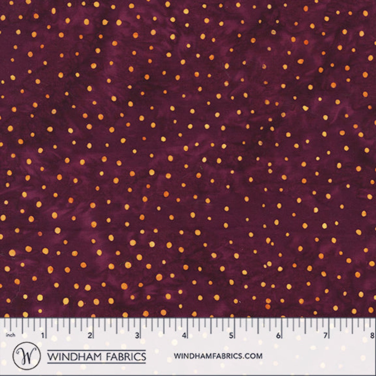QE8: Charm -Mini Dots - 450Q-2 Plum - Batik