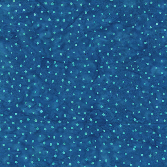 QE8: Charm -Mini Dots - 450Q-4 Cobalt - Batik