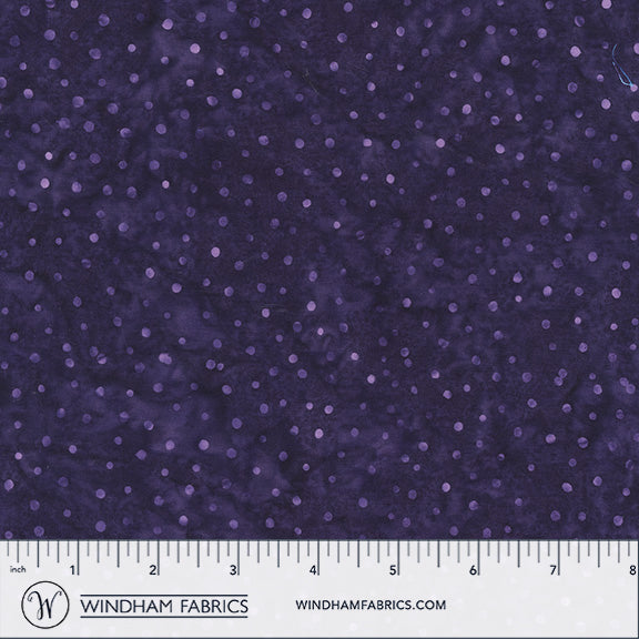 QE8: Charm -Mini Dots - 450Q-6 Amethyst - Batik
