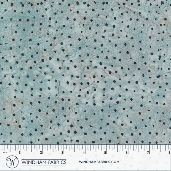QE8: Charm -Mini Dots - 450Q-8 Squid Ink - Batik