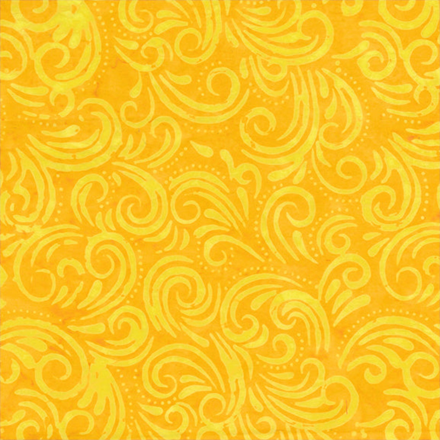QE8: Charm - Swirl - 452Q-2 Yellow - Batik