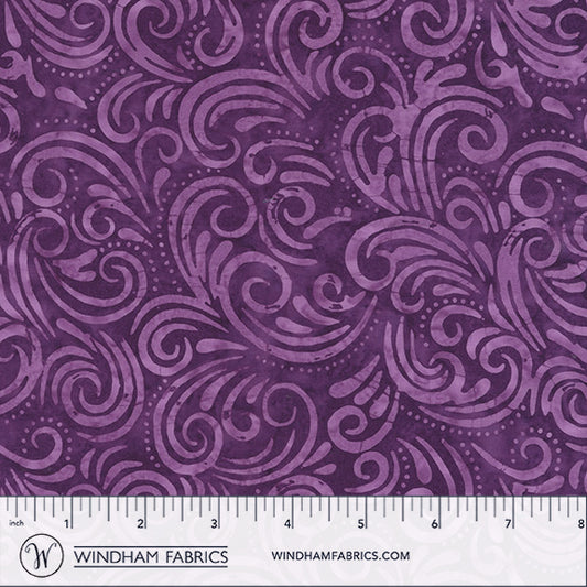 QE8: Charm - Swirl - 452Q-6 Grape - Batik