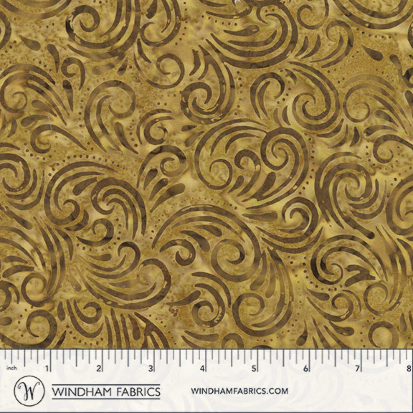 QE8: Charm - Swirl - 452Q-7 Sienna - Batik