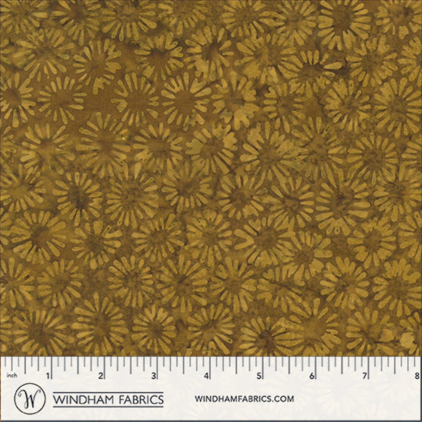 QE8: Charm - Sliced Circles - 453Q-5 Brown - Batik