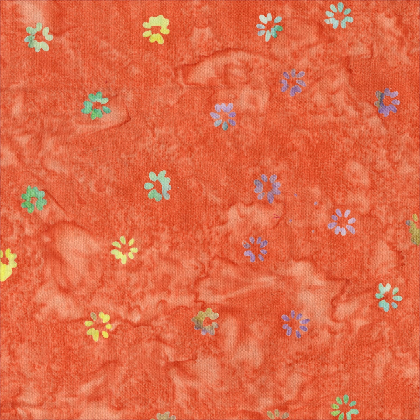 QE8: Charm - Buds - 455Q-1 Coral - Batik