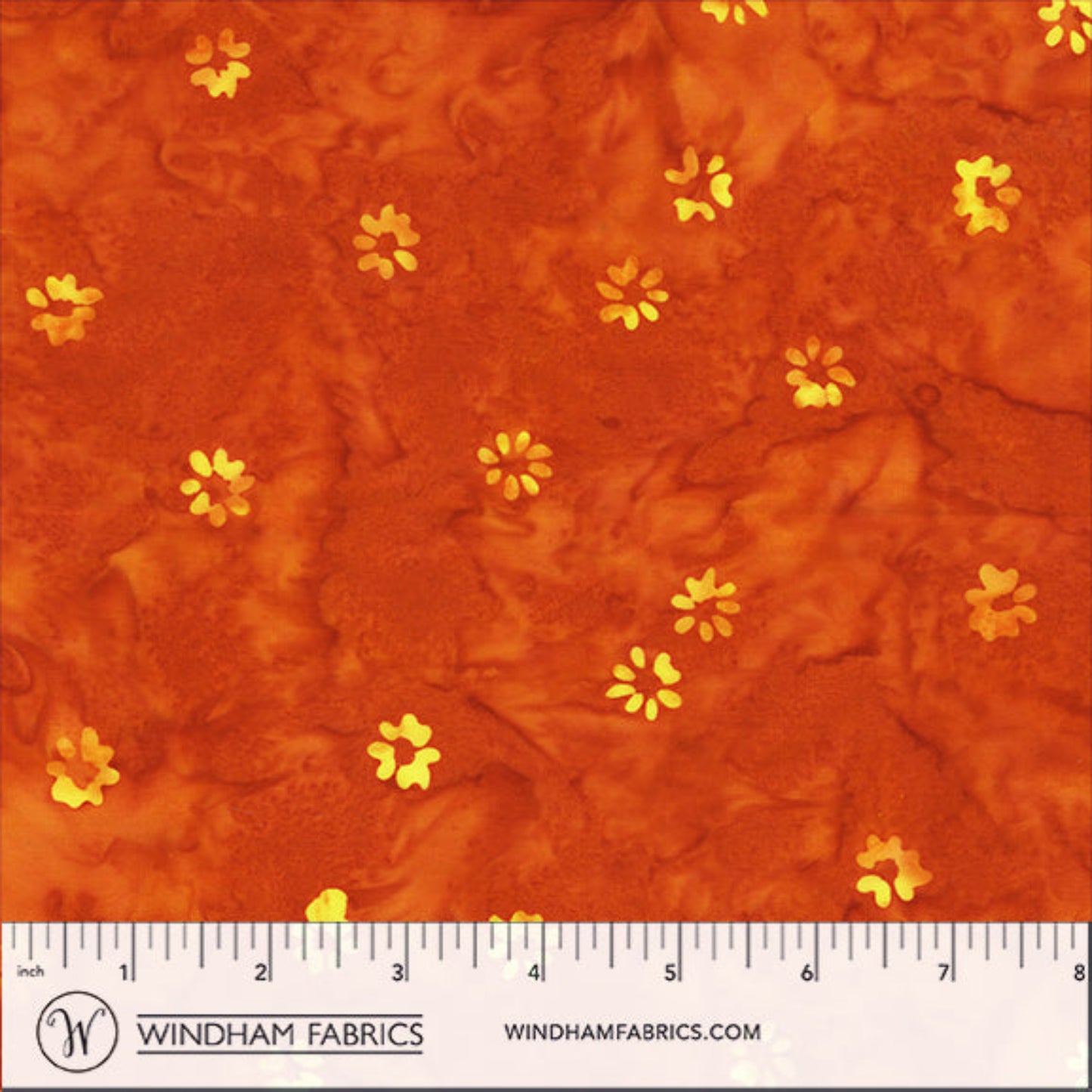 QE8: Charm - Buds - 455Q-3 Blaze - Batik