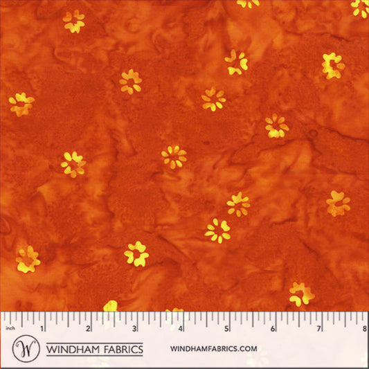QE8: Charm - Buds - 455Q-3 Blaze - Batik