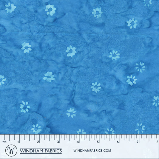 QE8: Charm - Buds - 455Q-6 Bluebird - Batik