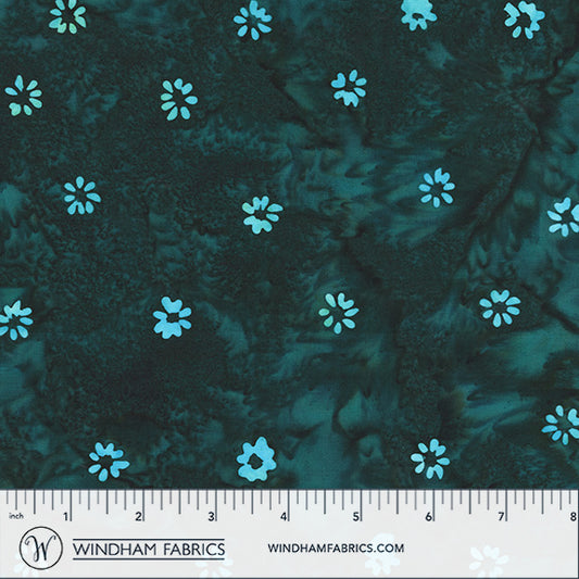 QE8: Charm - Buds - 455Q-7 Lagoon - Batik