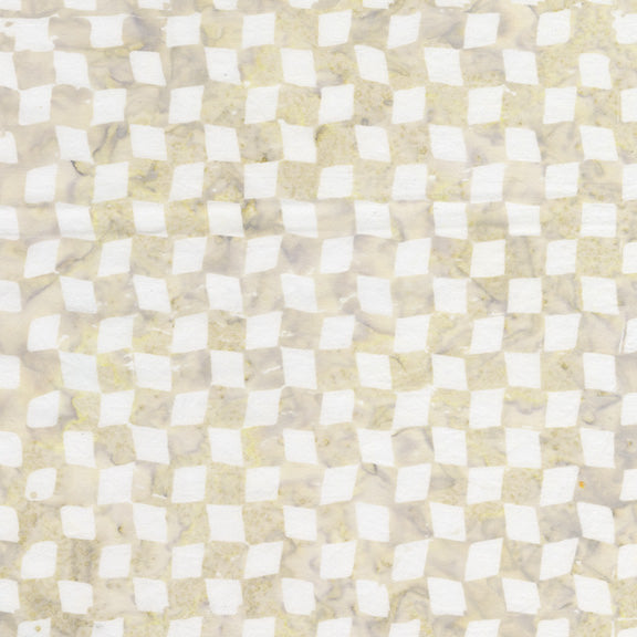 QE8: Charm - Checkerboard - 456Q-3 Whisper - Batik