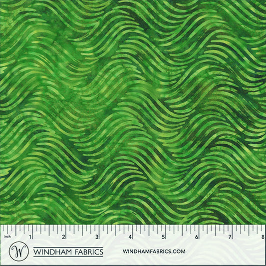 QE8: Charm - Waves - 457Q-2 Meadow - Batik