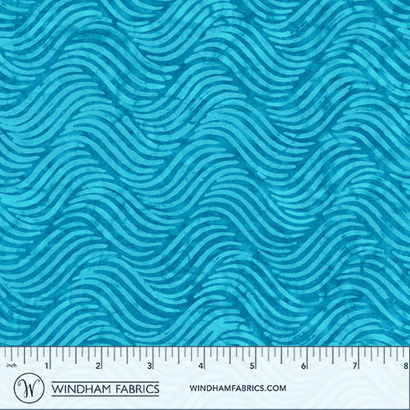 QE8: Charm - Waves - 457Q-3 Ocean - Batik