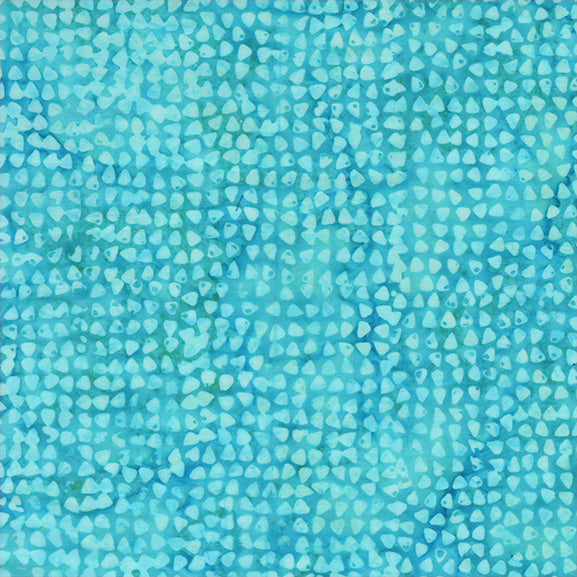 QE8: Charm - Pebbles - 459Q-2 Aqua - Batik