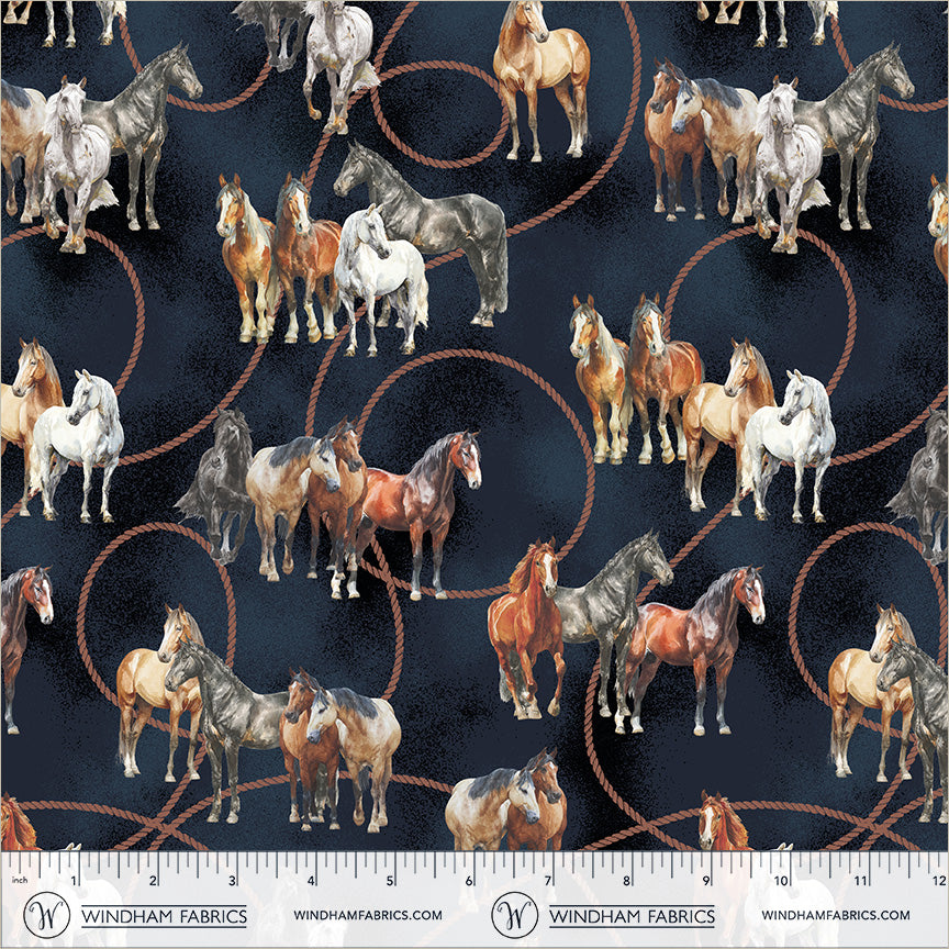 Lone Star Trail, Wild Horses, 55429-2 Midnight