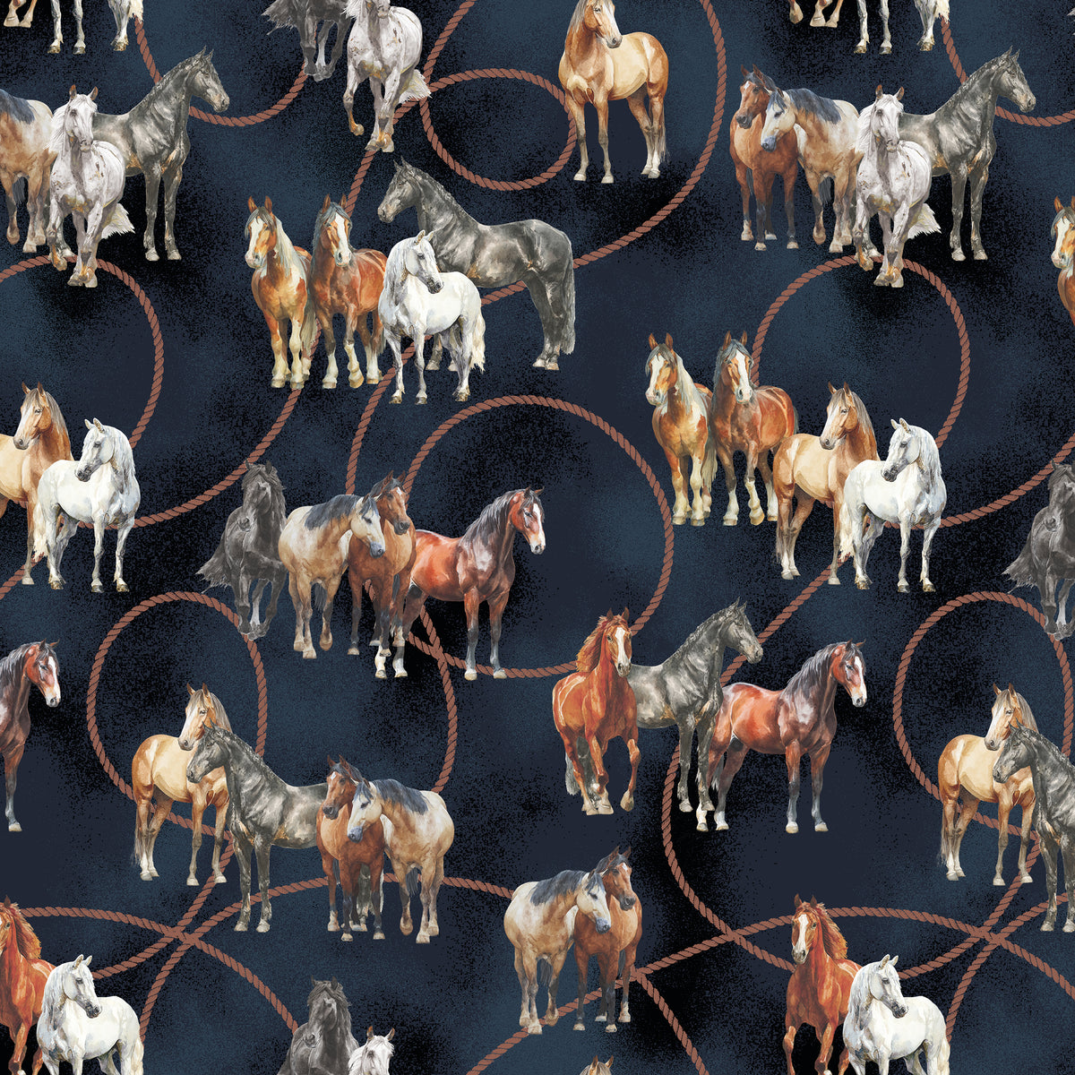 Lone Star Trail, Wild Horses, 55429-2 Midnight