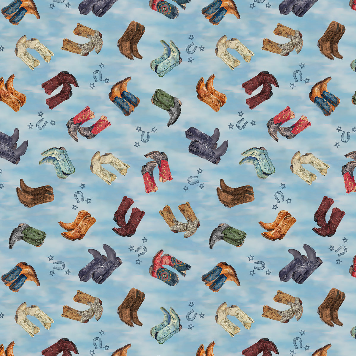 Lone Star Trail, Country Boots, 55431-4 Chambray