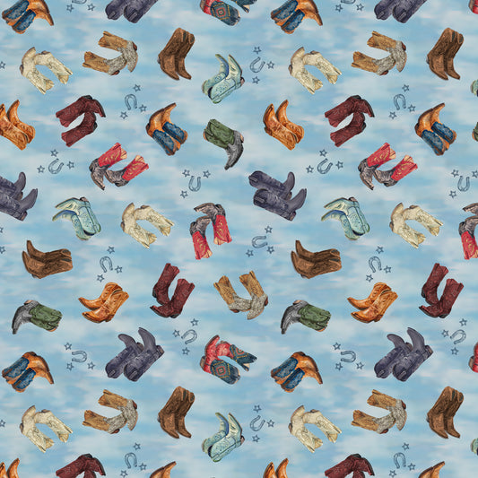 Lone Star Trail, Country Boots, 55431-4 Chambray