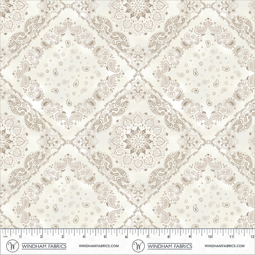 Lone Star Trail, Bandana, 55432-1 Ivory