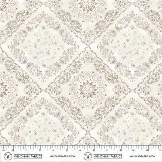 Lone Star Trail, Bandana, 55432-1 Ivory