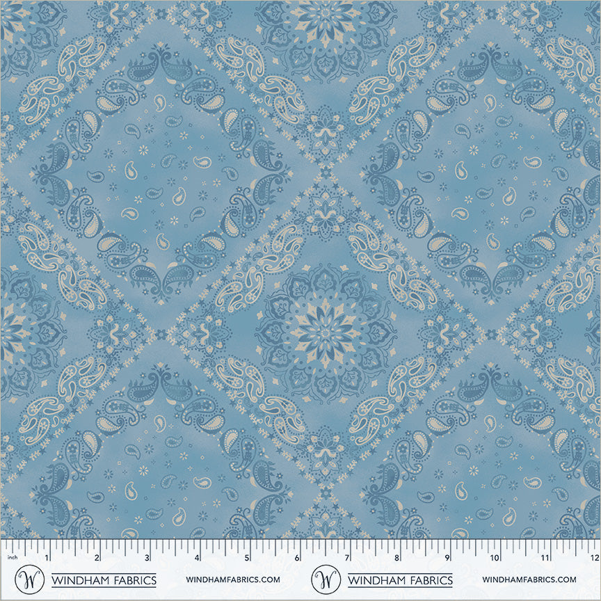 Lone Star Trail, Bandana, 55432-4 Chambray