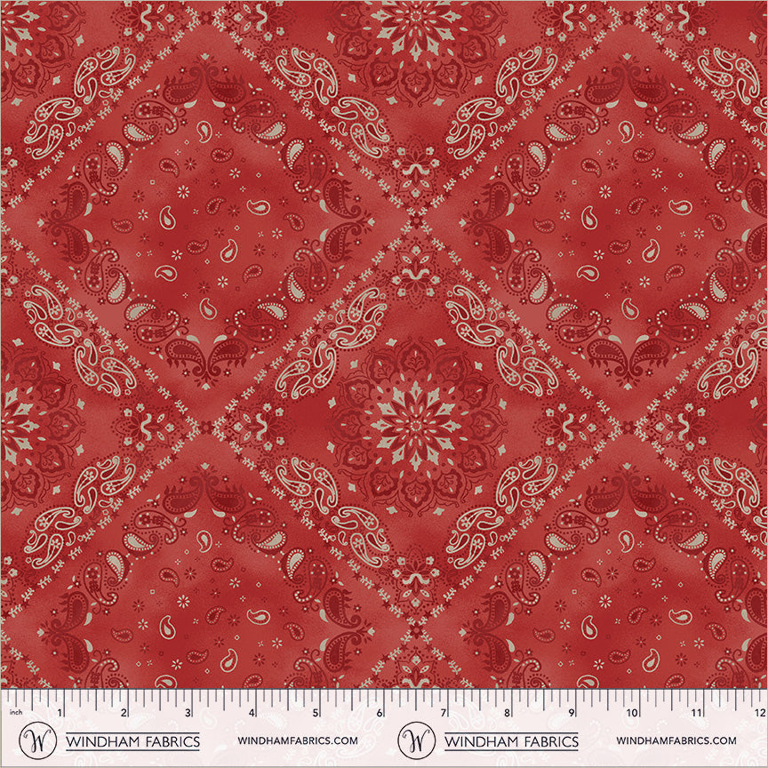 Lone Star Trail, Bandana, 55432-9 Red