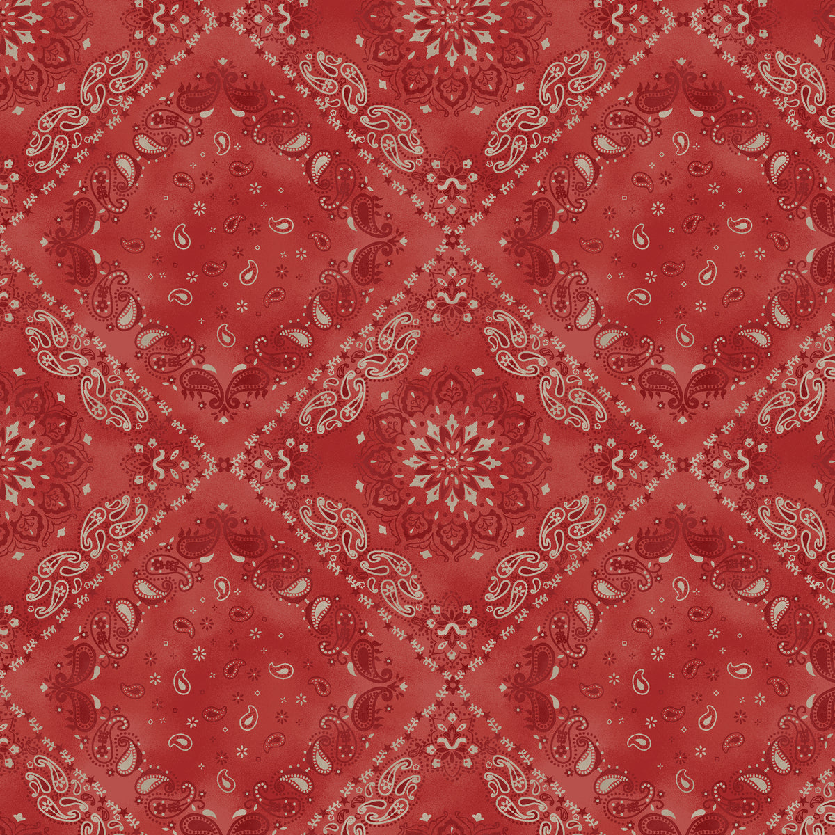 Lone Star Trail, Bandana, 55432-9 Red
