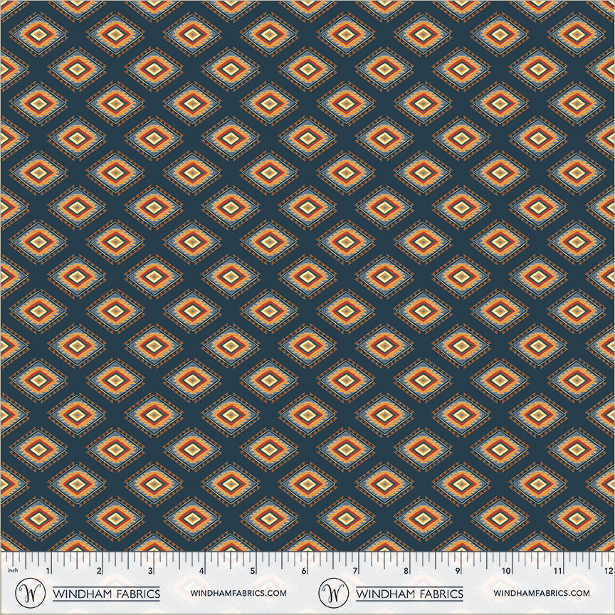 Lone Star Trail, Medallion, 55433-8 Navy