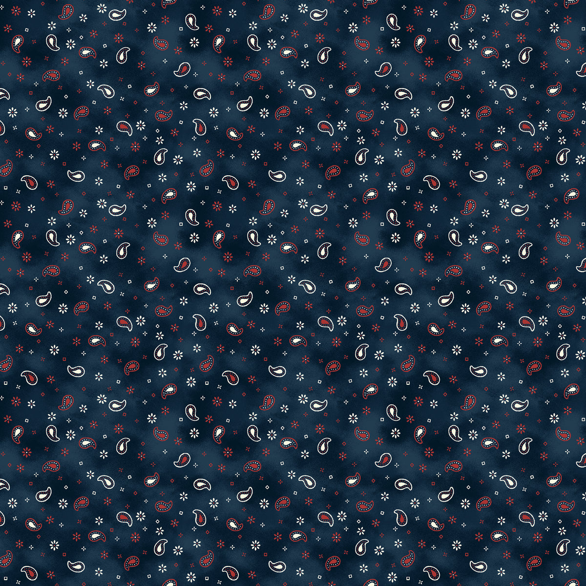 Lone Star Trail, Little Paisley, 55434-11 Indigo