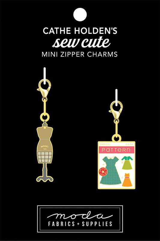 Mini Pattern Zipper Pull 2ct CH118