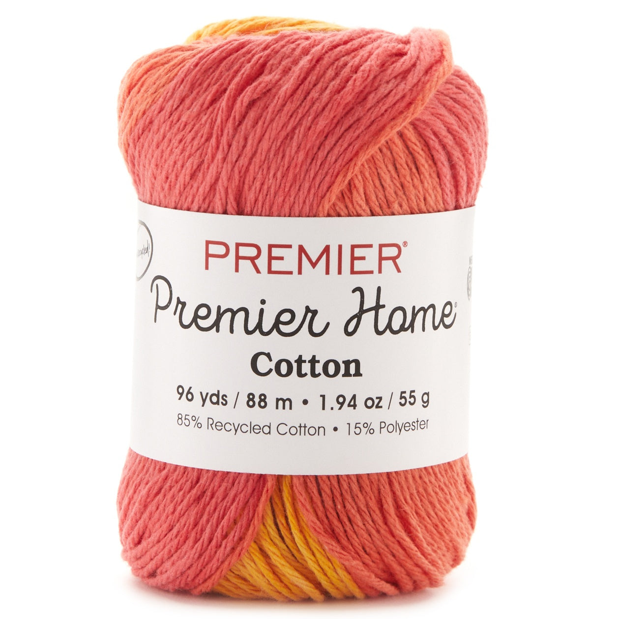 Yarn Home Cotton -56- Orange Stripe