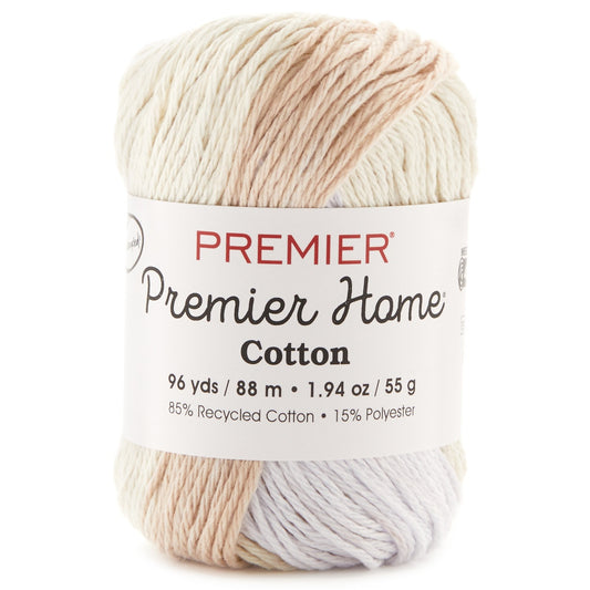 Yarn Home Cotton -57- Cream Stripe