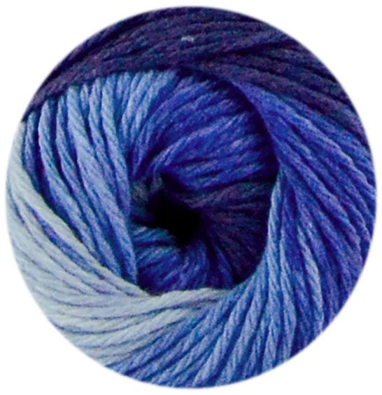 Yarn Home Cotton -58- Cornflower Stripe