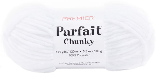 Premier Parfait Chunky Yarn-01-WHITE