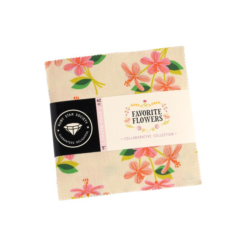 Favorite Flowers Charm Pack RS5143PP